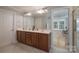 Double sink vanity in the bathroom, providing ample space and convenience at 3304 Taviston Dr, Waxhaw, NC 28173