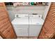 Functional laundry room with a side-by-side washer and dryer setup at 335 Deep Forest Ct, Gastonia, NC 28056