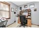 Study with a nice desk, chair, and decor at 335 Deep Forest Ct, Gastonia, NC 28056