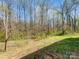 This home's backyard has expansive woodland, creating a serene and secluded retreat at 350 Belvedere Nw Dr, Concord, NC 28027