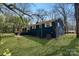 The backyard is spacious and features a deck at 4931 Galax Dr, Charlotte, NC 28213