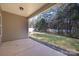 Back porch looking out into the wooded backyard at 6615 Buck Horn Pl, Waxhaw, NC 28173
