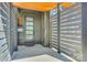 Modern front door with glass panels and a sleek, enclosed entryway at 805 E 19Th St, Charlotte, NC 28205