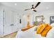 Bright bedroom featuring hardwood floors, white walls, and large windows with natural light at 805 E 19Th St, Charlotte, NC 28205