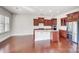 Bright kitchen boasts granite counters, ample cabinet space and stainless steel appliances at 8513 Garden View Dr, Charlotte, NC 28277