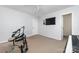 Spacious bedroom includes ceiling fan and television at 1025 Hunter Valley Rd, Shelby, NC 28150
