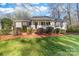 Charming single-story home with manicured lawn and inviting front porch, a perfect cozy retreat at 1025 Hunter Valley Rd, Shelby, NC 28150