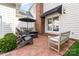 Charming brick patio with outdoor seating, perfect for entertaining or relaxing outdoors at 10332 Hollybrook Dr, Charlotte, NC 28277