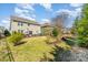 Sprawling backyard with a patio seating area, beautiful landscaping and privacy fence at 1037 Delridge St, Waxhaw, NC 28173