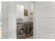Convenient laundry room equipped with modern washer and dryer at 1519 The Plz, Charlotte, NC 28205