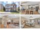 Collage featuring the exterior, kitchen, dining and main bedroom at 1857 Felts Pkwy, Fort Mill, SC 29715