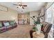 The living room features comfortable seating, neutral tones, and a well-lit ambiance, great for entertaining and relaxation at 1857 Felts Pkwy, Fort Mill, SC 29715