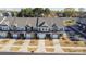 Charming townhome exteriors with brick accents and driveways at 2149 Bexar Trl, Matthews, NC 28105