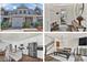 Collage of townhome showcasing exterior, entry, kitchen, and dining areas, highlighting the home's features at 2149 Bexar Trl, Matthews, NC 28105