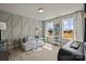 Inviting office space with natural light, a modern sofa, and views of the neighborhood at 261 Supernova Dr, York, SC 29745