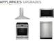 Appliance upgrades featuring a modern range, microwave, and dishwasher at 3003 Casting St # 12, Charlotte, NC 28206