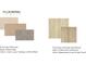 Showcasing Mohawk Reactivate and RevWood flooring samples in neutral and light wood tone color palettes at 3003 Casting St # 12, Charlotte, NC 28206