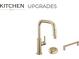 Kitchen upgrade featuring a gooseneck faucet and cabinet pull at 3003 Casting St # 12, Charlotte, NC 28206