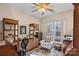 Bright office space with natural light, modern chair, and patterned rug at 3100 Azalea Dr, Fort Mill, SC 29707