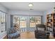 Bright sunroom with sliding glass doors and comfortable seating at 3100 Azalea Dr, Fort Mill, SC 29707