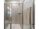 Modern bathroom with a frameless shower and tiled walls, creating a spa-like experience at 3104 Timber Mill Dr, Matthews, NC 28104