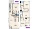 Detailed floor plan showcasing the layout of the home's first and second floors at 426 Kenwood Vw, Indian Trail, NC 28079