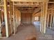 Open framing showing the future living space at 713 Inwood Hill Dr # 96, Gastonia, NC 28056