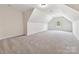 Large bonus room featuring a window and neutral carpeting at 873 Penny Royal Ave, Fort Mill, SC 29715