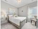 Cozy bedroom with a comfortable bed and a view of a window at 1022 Doughton Ln, Indian Trail, NC 28079