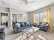 Cozy living room featuring comfortable couches and lots of natural light at 1022 Doughton Ln, Indian Trail, NC 28079