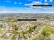 Aerial view of the home in relation to the town of Pineville, approximately 16 minute drive at 10223 Kelso Ct, Charlotte, NC 28278