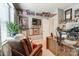 Cozy office with a wooden desk, TV, decorative wall art, and a comfortable chair at 10321 Solar Way, Charlotte, NC 28278