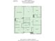 Second floor plan of the Dakota design highlights bedrooms, bathrooms, laundry room and walk-in closet at 117 Obadiah Ct, Troutman, NC 28115