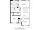 Detailed floor plan showcasing layout and dimensions of rooms, including living spaces, bedrooms, and bathrooms at 12545 Druids Glen Dr, Pineville, NC 28134