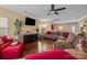Spacious living room with hardwood floors, providing ample seating and natural light at 12545 Druids Glen Dr, Pineville, NC 28134