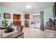 Dining room with modern decor and a view of the inviting sunroom, perfect for dining at 1625 Saint Paul Church Rd, Salisbury, NC 28146