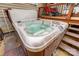 Enjoy relaxation in this luxurious hot tub, perfect for unwinding and hydrotherapy at 1625 Saint Paul Church Rd, Salisbury, NC 28146