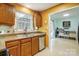 The kitchen features stainless steel appliances, ample counter space, and convenient access to the outdoor dining area at 1625 Saint Paul Church Rd, Salisbury, NC 28146