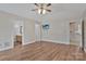 This main bedroom provides dual access to an ensuite bathroom and a walk-in closet for optimal living at 207 Silver Creek Ln, Shelby, NC 28152