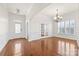 Bright and airy dining room featuring hardwood floors and ample natural light at 2251 Barrowcliffe Nw Dr, Concord, NC 28027