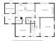 Detailed floor plan showcasing the layout of the main level, including kitchen, living, and dining areas at 3400 Tracelake Dr, Matthews, NC 28105