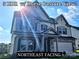 Charming two-story home with stone accents, northeast-facing, and attached two car garage at 4253 Stream Dale Nw Cir, Concord, NC 28027