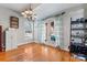 Cozy breakfast area offers large windows, hardwood floors and access to the deck at 4858 Sagittarius Cir, Denver, NC 28037