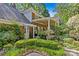 Brick two-story home with manicured landscaping, covered porch, and inviting outdoor space at 5114 Morrowick Rd, Charlotte, NC 28226