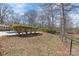 Fenced backyard featuring manicured shrubs and a gentle slope at 809 E 23Rd Street St, Newton, NC 28658