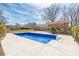 Gorgeous in-ground pool with concrete deck in a fenced backyard at 809 E 23Rd Street St, Newton, NC 28658