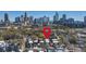 Aerial view showcasing this property's ideal location near the city with skyline views at 914 Greenleaf Ave # A, Charlotte, NC 28202