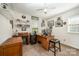 Bright office space with natural light, wooden desk, and ample shelving at 11018 Despa Dr, Mint Hill, NC 28227