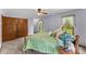 Cozy bedroom with soft lighting, decorative lamps, and closet space at 123 Lucy Ln, Statesville, NC 28625