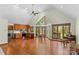 Spacious living area with hardwood floors and vaulted ceilings at 123 Lucy Ln, Statesville, NC 28625